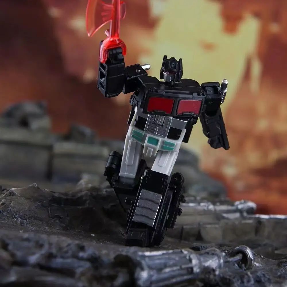 

Новая Железная фабрика, трансформер, если телефон, черные, фиолетовые товары, поезд, инженерное транспортное средство, мини Экшн-фигурка, робот, игрушка с коробкой