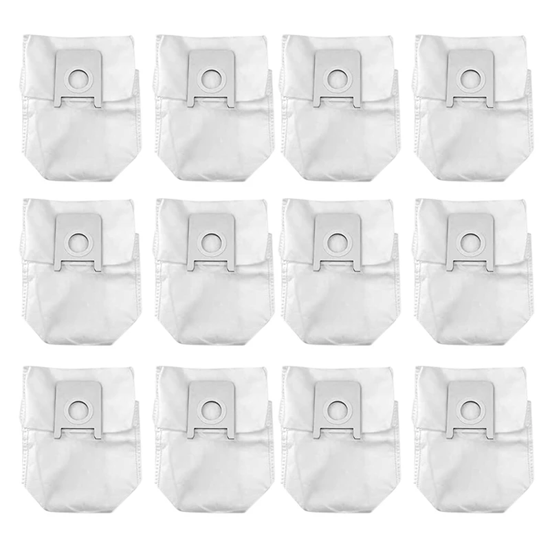 

12 Pcs For Roidmi EVE Plus Robot Vacuum Cleaner Parts Dust Bag Garbage Storage Bag Replacement Accessories