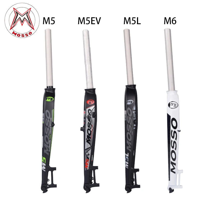 

Mosso Fork M5L M6 M6I M5 M5E M5EV M3 Road MTB Fork v brake 26 27.5 29 Bicycle Fork Front forks v brake Front Forks Cone Gloss Ma