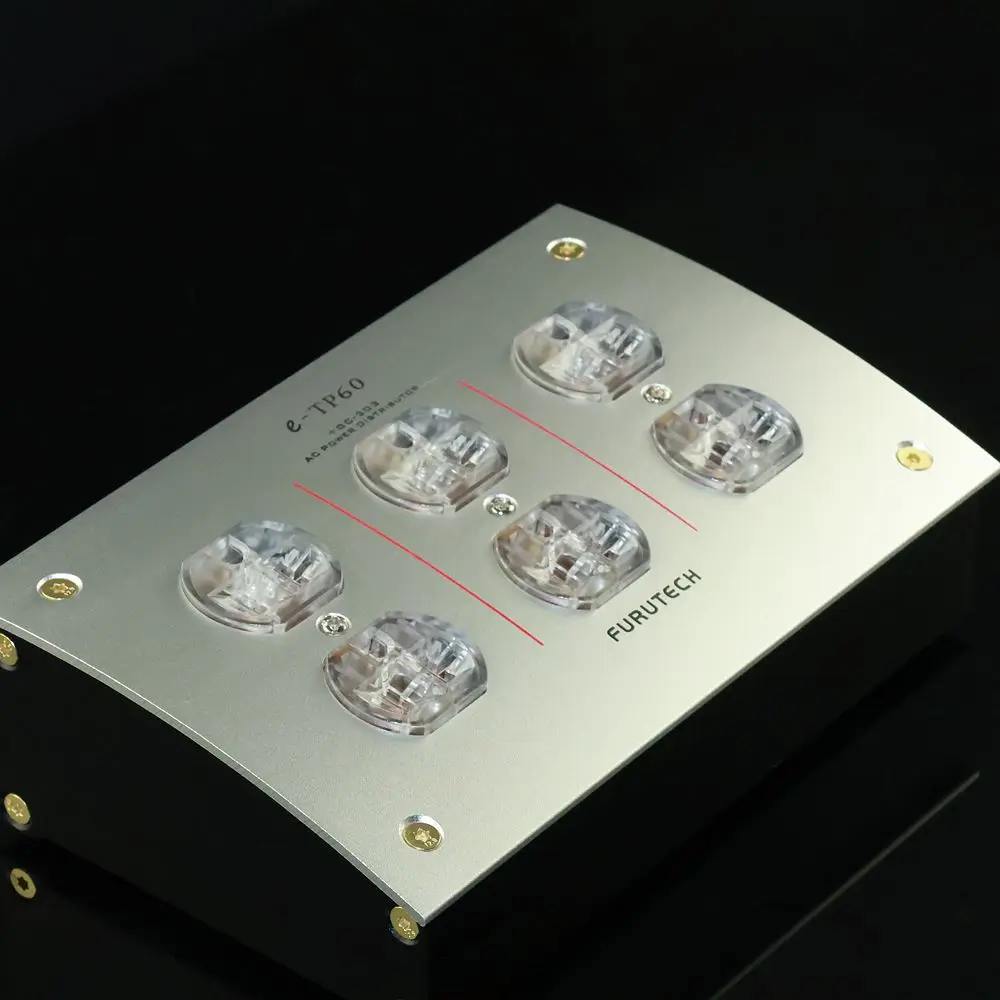 Фото Сетевой фильтр FURUTECH e-TP60 US, стандартный, со встроенным EMI-фильтром, очиститель переменного тока для аудиофильских Hi-Fi аудиосистем №4