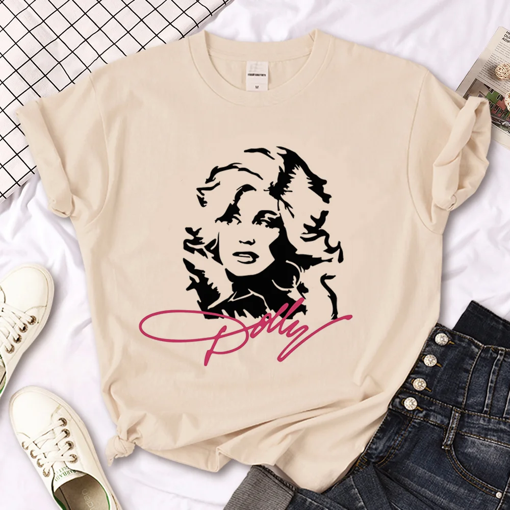 

Футболка Dolly Parton женская, комикс, графика, японская футболка, дизайнерская забавная одежда для девушек