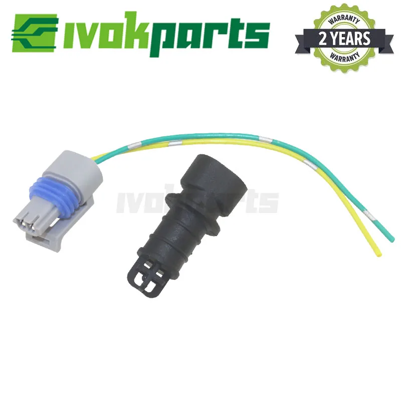 

12160244 Intake Air Temperature Sensor With 2 Pin Connector Plug For Buick Chevrolet Pontiac Saturn Oldsmobile GMC Cadillac