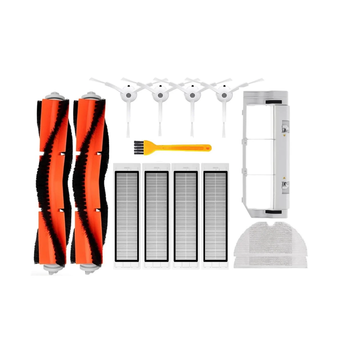 

For Xiaomi Mi Robot Vacuum Cleaner 1/1S Roborock S4 S5 S50 S51 Max SDJQR01RR SDJQR02RR SDJQR03RR Roller Brush Mop Cloth