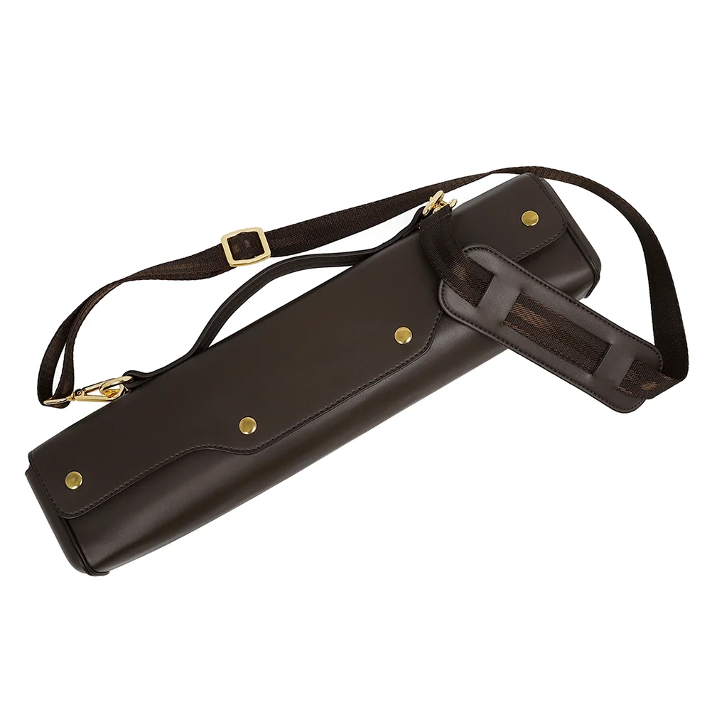

Carrying Bag Flute Storage Case Shoulder Pouch Instrument Accessories (Coffee)