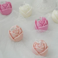 rose candle colourful flower scented candles wax home decoration wedding birthday gifts ins flower scented wax candle