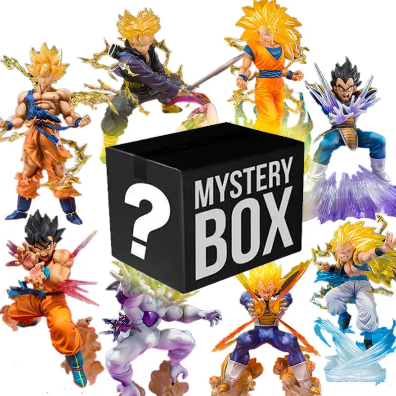 

Dragon Ball Figure Mystery Anime Box Blind Lucky Box Goku Frieza Vegeta Broly Super Saiyan
