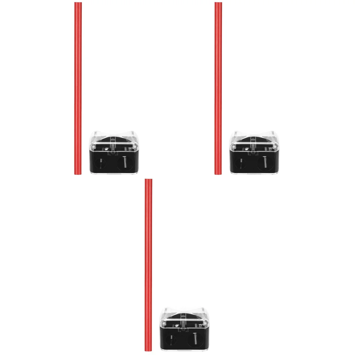 

3 Sets of With Sharpener Positioning Marker Sharpener