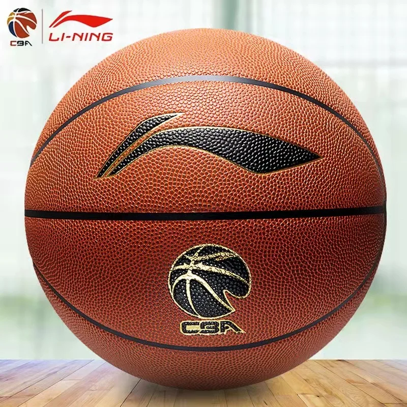 

Баскетбольный мяч Li Ning No.7 для взрослых, оригинальная игра Cba, баскетбольная Элитная версия, уличный прочный влагопоглощающий мягкий весенний 967 Blu