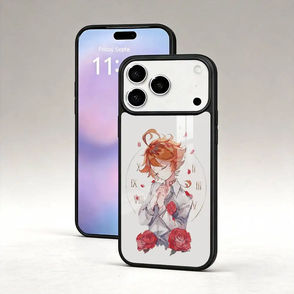 Фото Чехол для телефона The Promised Neverland для iPhone 17, 16, 15, 14, 13, 12, Pro, Max, магнитный, для беспроводной зарядки Magsafe №3