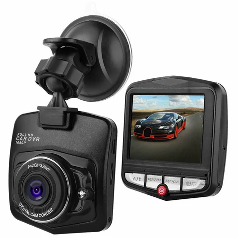 Высококачественный Автомобильный видеорегистратор, 2,2 дюйма, 1080P, передняя и задняя камеры