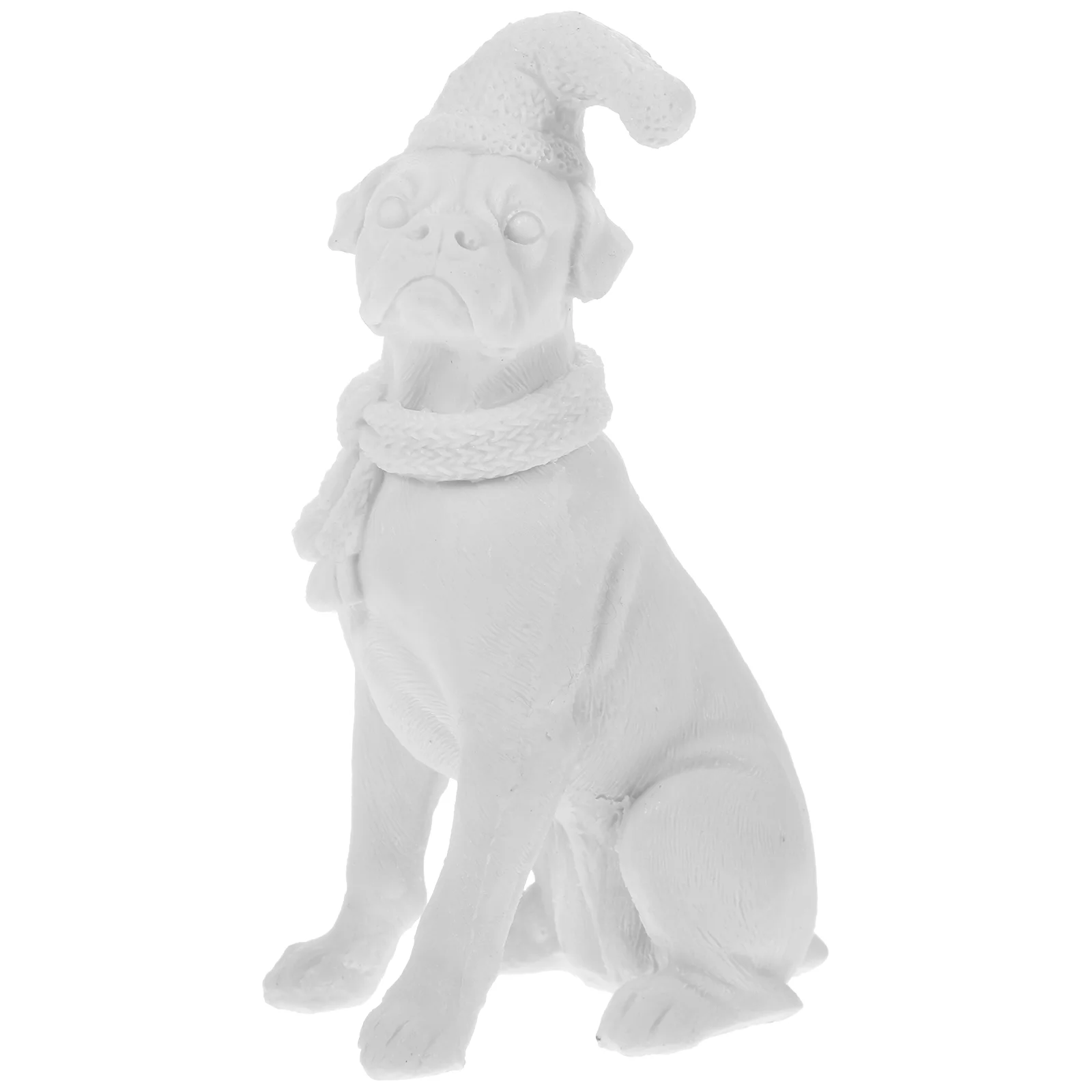 

DIY Dog Ornament Resin Dog Craft Blank Dog Statue Blank Dog Toy Kids Plaything