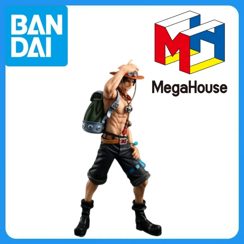 Фото В наличии Оригинальная фигурка MegaHouse One Piece Портгас Д. Эйс: Портрет Пиратов DX 1/8, 10-я лимитированная серия, коллекционная модель №1