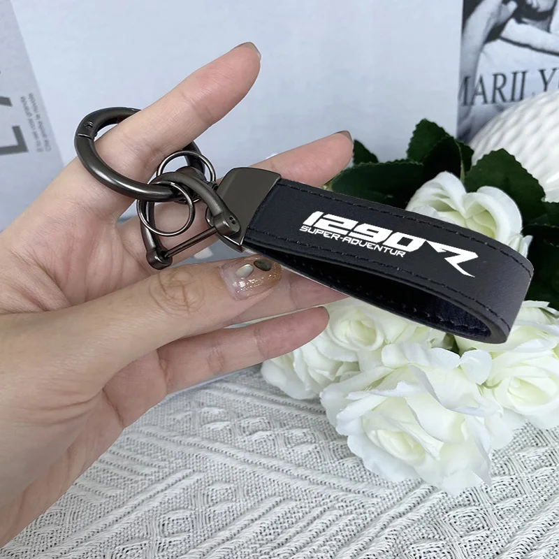 

Top leather Printed Metal Keychain For KTM DUKE 125 200 250 390 690 790 990 1090 1190 1290