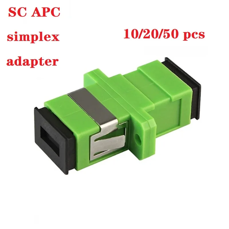 10/20/50PCS Fiber Optic Connector Adapter SC/APC Single-Mode Flange Singlemode Simplex Coupler