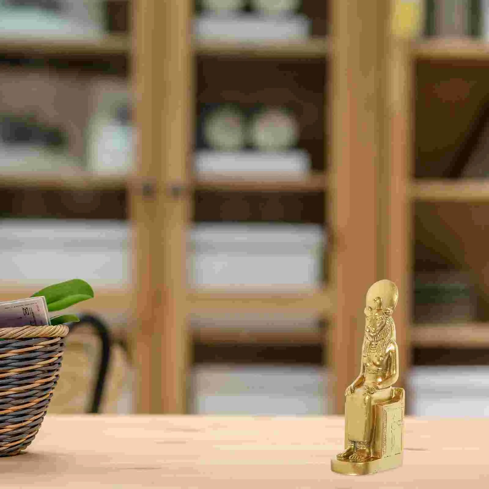 Статуя Сфинса Египет изделия из смолы древнеегипетская креативная фигурка