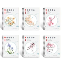 6pcssets 3d chinese characters reusable groove calligraphy copybook learn hanzi adults art writing practice books libros