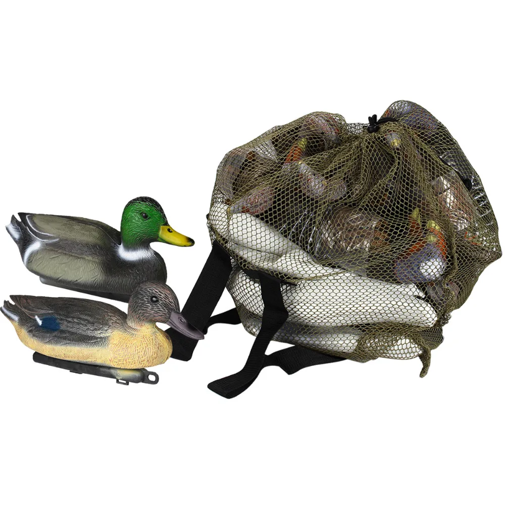 

Mallard Decoy Portable Nylon Lightweight Mesh Bag Outdoor Activity Pouch for Duck Goose Turkey Waterfowl Hunting Supplies