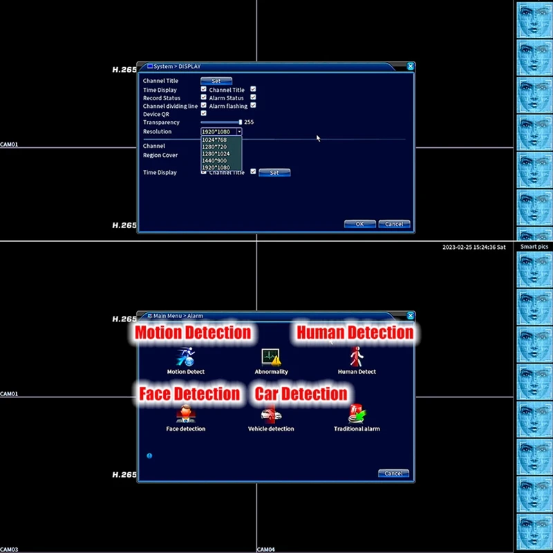 H.265X 4CH 1080P IP DVR плата XMEYE NVR 4 канала 6 в 1 AHD TVI CVI гибридный видеорегистратор для