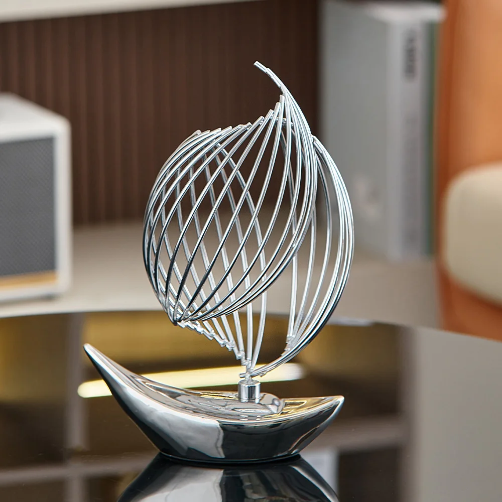 

Modern Home Decoration Sailboat Model Desktop Decoration Kids Party Gifts Nordic Ceramics Sailboat Model Office Home Decoration