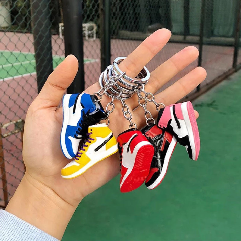 Модный парный мини-брелок для обуви AJ с подвеской в виде интернет-знаменитостей