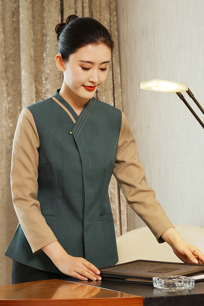 Уборная Одежда большого размера с длинным рукавом для женщин и гостиничных