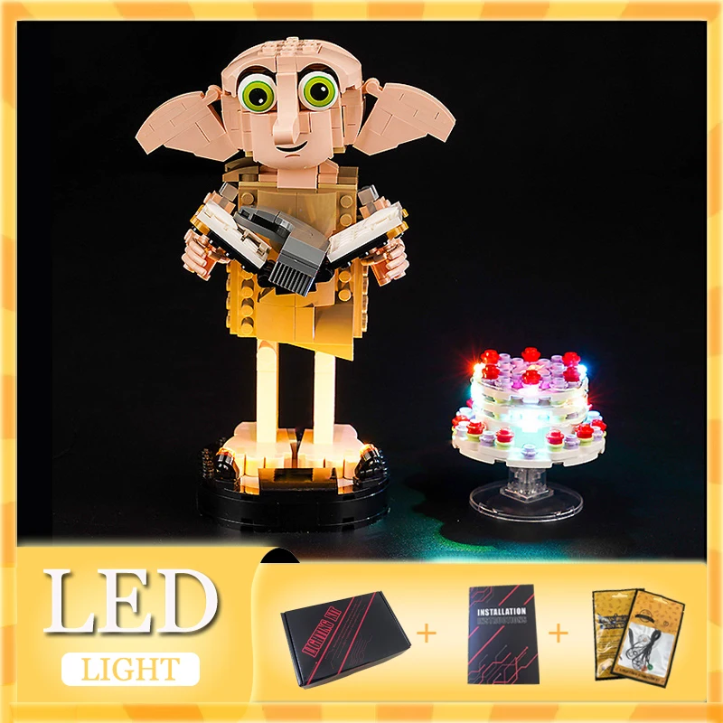 Комплект светодиодных фонарей сделай сам для LEGO 76421 Dobby the House Elf Buillding Brick Set (только