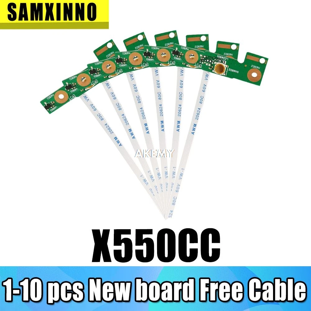 

Плата с кнопкой питания для ноутбука Asus X550C A550C X550V Y581C X550CC X552C X550VC X550CL X550CA X550VC X550V