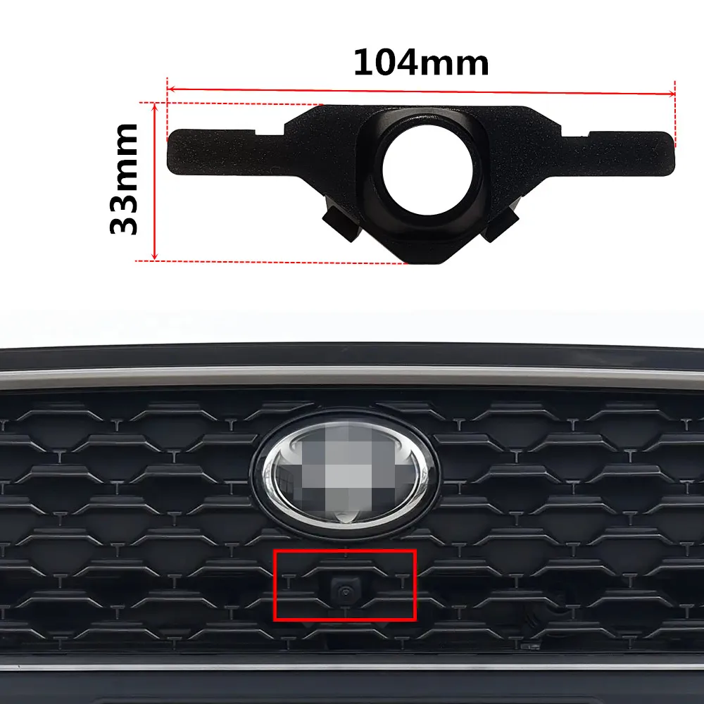 

YIFOUM автомобильный передний вид с положительным логотипом, кронштейн для камеры, корпус рамки для Toyota Corolla Cross 2022 2023