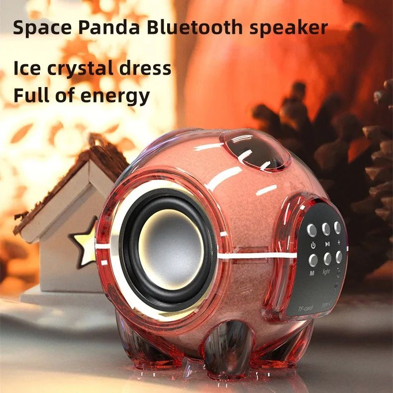 

New M18 Space Panda Wireless Bluetooth Speaker Mini Mecha Bluetooths Small Speaker Desktop Ornaments Portable Bluetooth Speakers