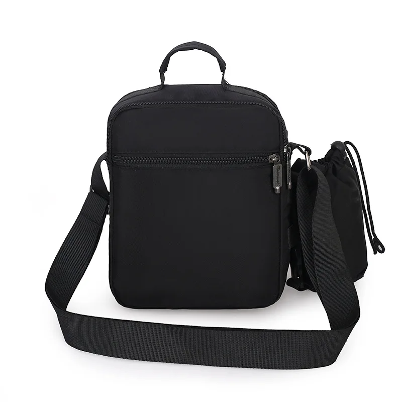 Повседневная сумка через плечо для мужчин нейлоновая сумка-мессенджер с боковым