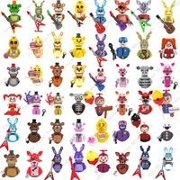 game classic movie doll fnaf five nights nightmare chica foxy golden bonnie bear action figure bricks building blocks toys gifts