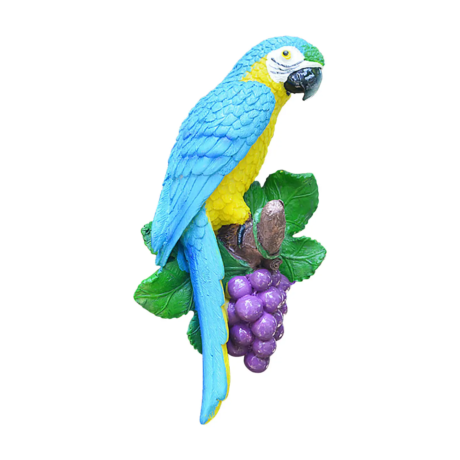 

Искусственное украшение, реалистичная модель птицы из смолы, статуэтка попугая, декоративная фигурка, настольные украшения для сада, гости...