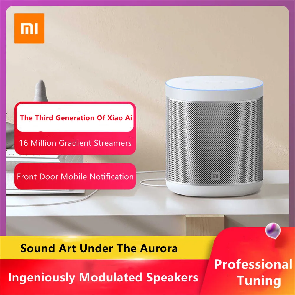 Оригинальная версия Mi Smart Speaker DTS WiFi Беспроводная Bluetooth Портативная звуковая