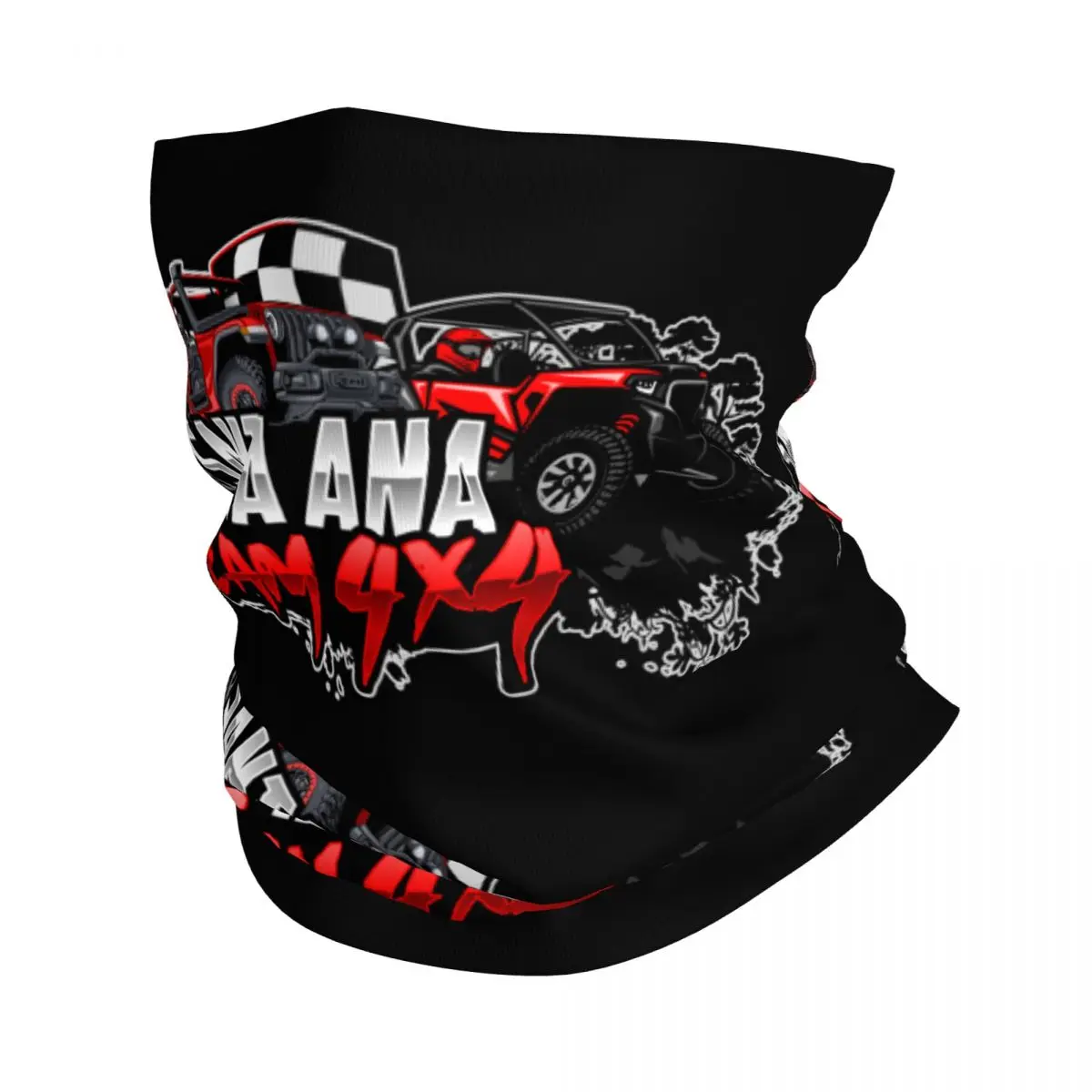 

SANTA ANA Team Bandana Neck Cover Printed motorcycle Mask Scarf Warm Cycling Scarf Hiking Unisex Adult Washable