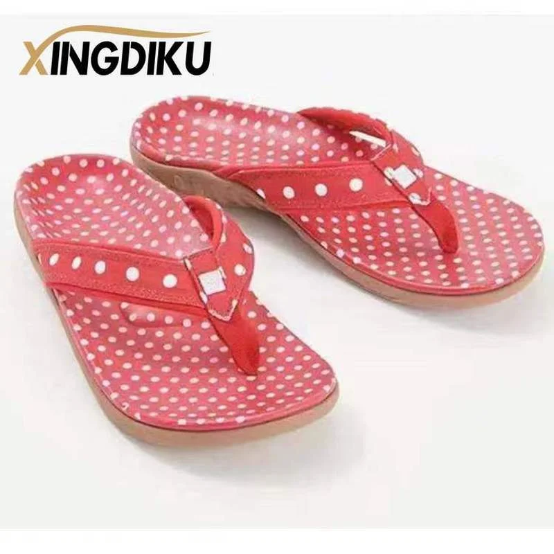 

zapatos mujer primavera verano 2022 sandales femmes été Polka Dot Fashion Designer Luxury Brand Slippers chaussure femme Outside