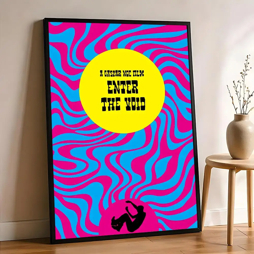 Фото Постер E-Enter The Void HD Art, самоклеящаяся наклейка на стену, декор для комнаты, водонепроницаемое украшение для дома, бара, эстетичный декор. №5