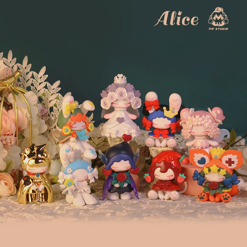 

Алиса сказка искусственные игрушки Аниме таинственная коробка смешная фигурка сюрприз Кашка Мишка модель девочка подарок на день рождения