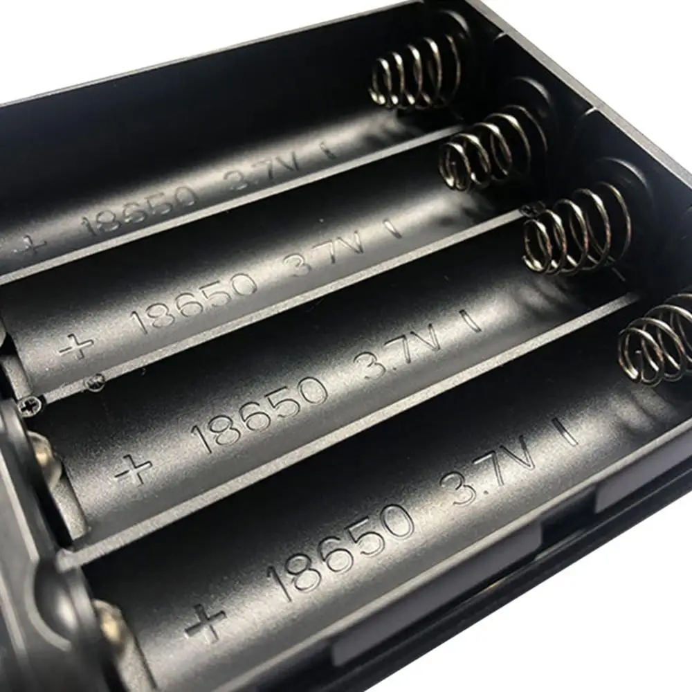 

4 Slot 18650 Battery Charger LCD Display DIY Mobile Power Bank Case Enclosure