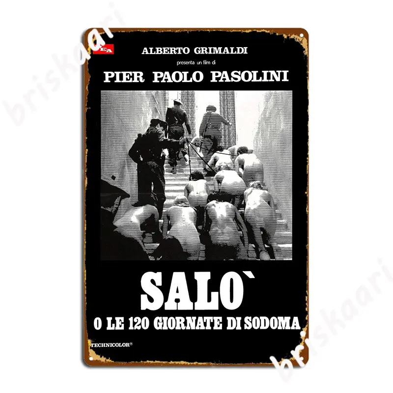 

Постер Pasolini S Sal % C3 % B2 O Le 120 Giornate Di Sodoma, металлический декор, Постер, настенная пещера, жестяной плакат