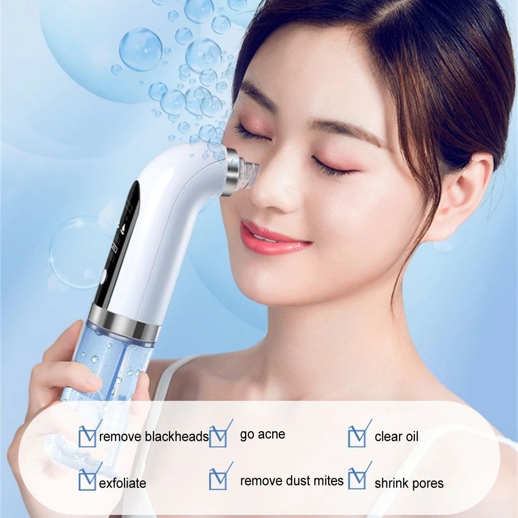 

Face Blackhead Remover with Replacing Head Detachable Acne Vacuum Rechargeable Skin Care Equipment Household Professional Salon
