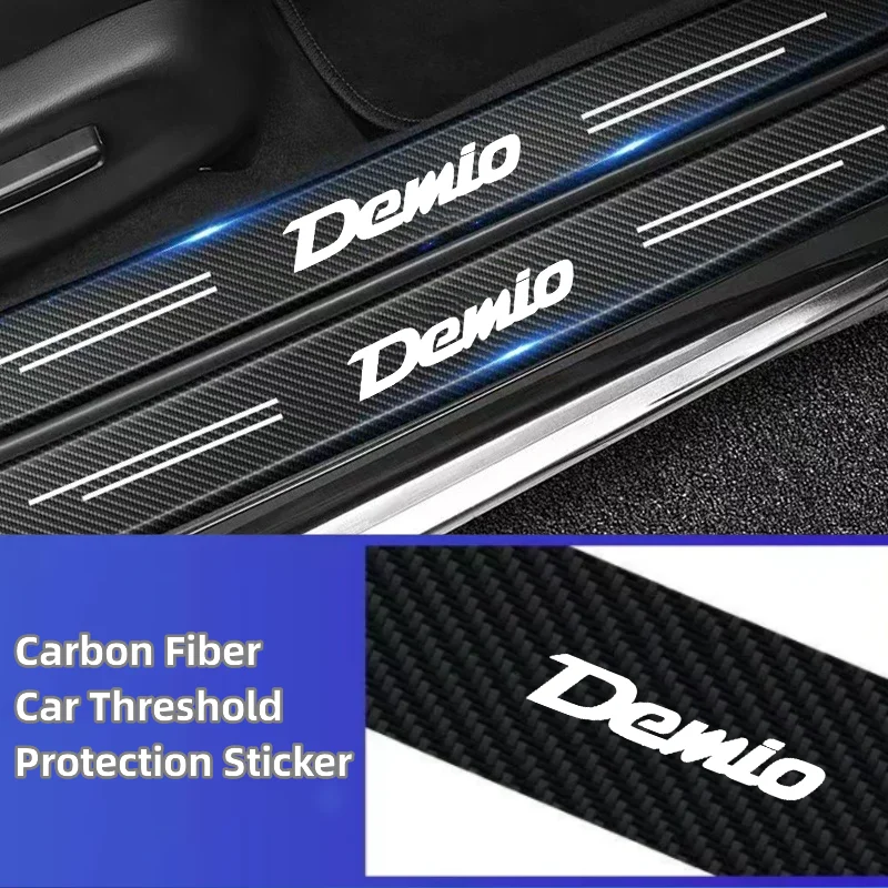 

Carbon Fiber Car Sticker DIY Paste Protector Strip Auto Door Waterproof Protect Film For Mazda 2 Demio 2015 - 2021