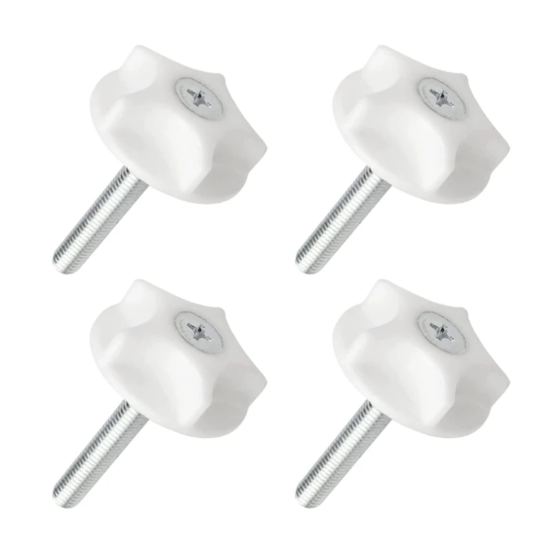 

4 Pcs Heavy Screws Washers for Divan Beds Fittings Bolt Fittings Keep Headboard Fixed, Simple Installation Firm Fixation