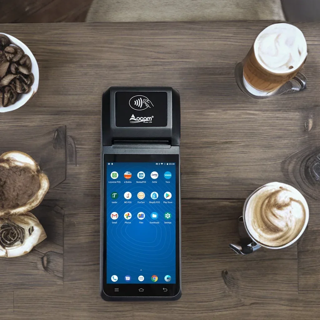Фото POS-T2 Lite OCOM Портативная портативная система Pos-машины Android Pos-терминал №2