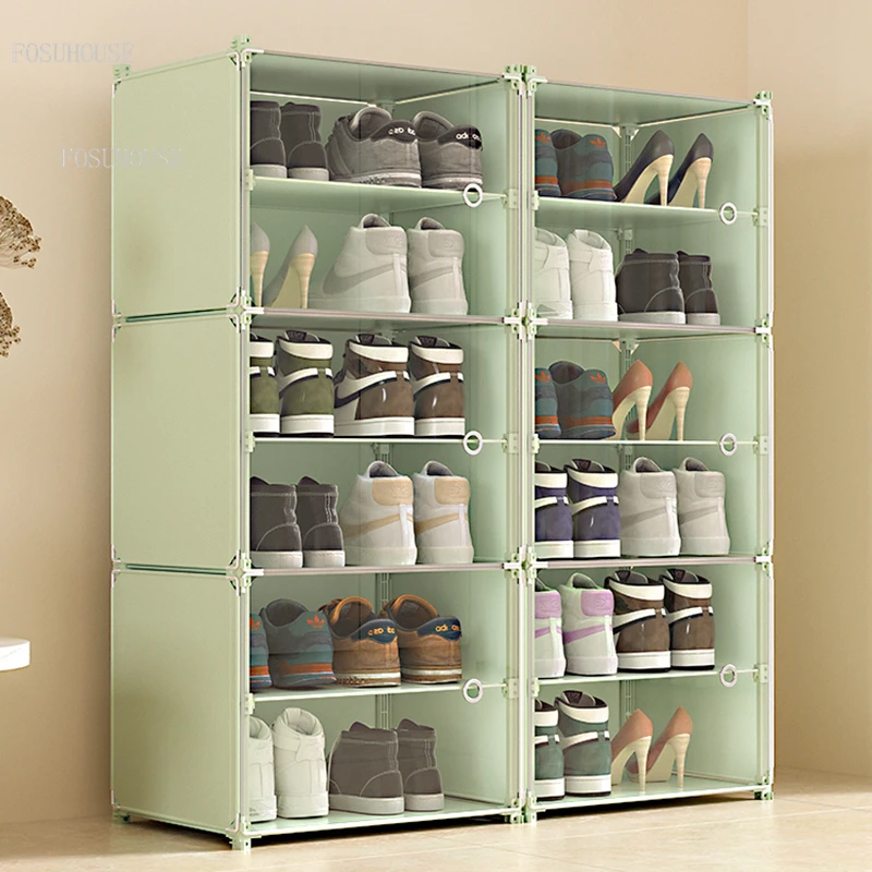 

Простые современные пластиковые шкафы для обуви, компактный прозрачный складной шкаф для обуви, мебель для гостиной, стеллаж для хранения веранды