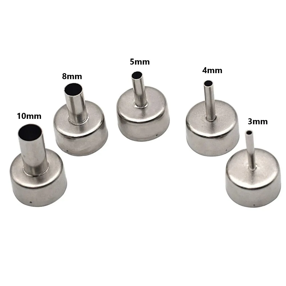 

5Pcs/Set Universal Hot Air Station Round Nozzles Soldering Welding Tool For Hot Air Gun 85885A 858D 868 878 Heat Resistant