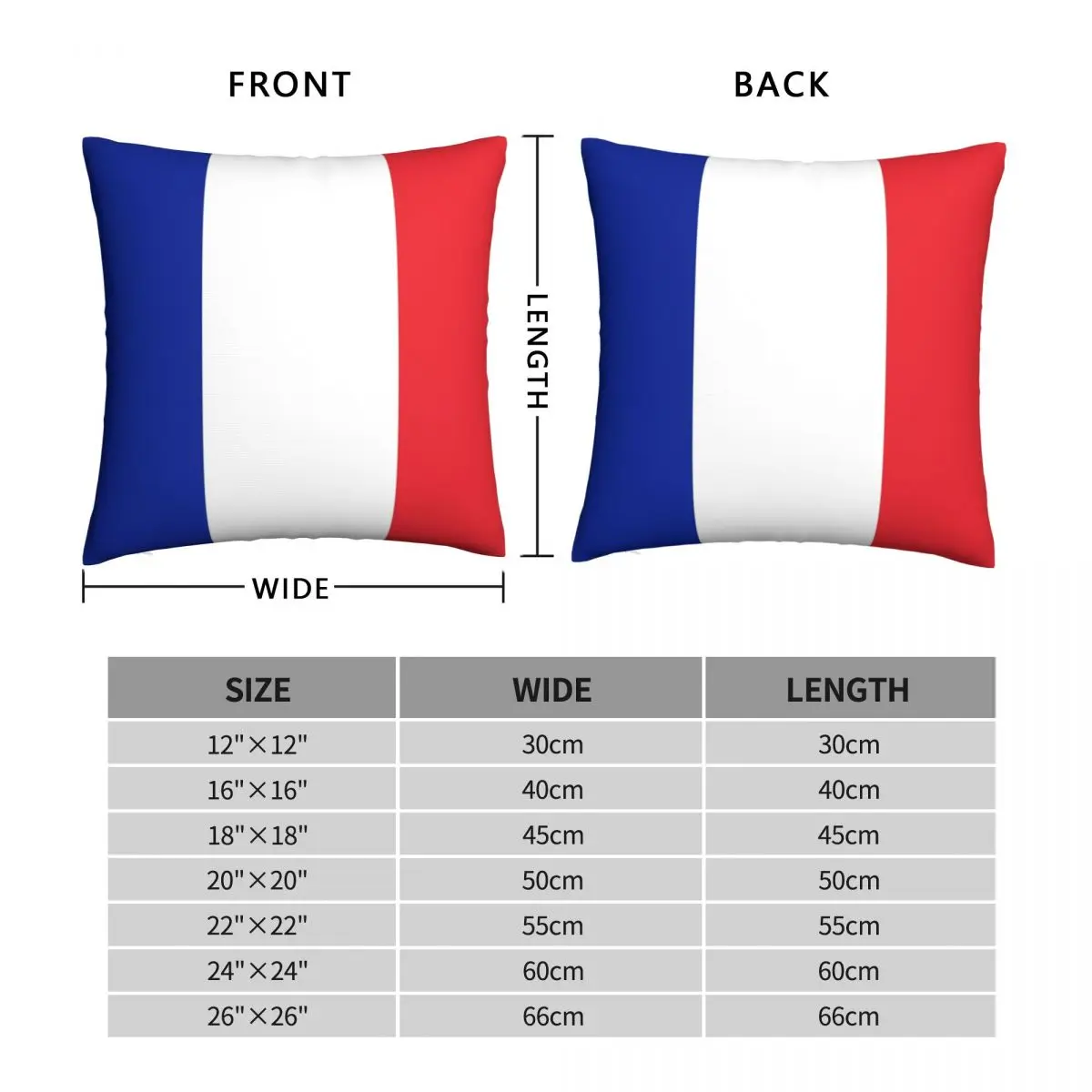 Французский чехол с изображением флага Франции наволочка страны Женский