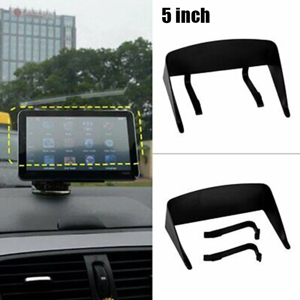 GPS Navigator Sun Shade 5 Inch Universal GPS Navigator Sun Shade Glare Visor Shield Car Sun Shade