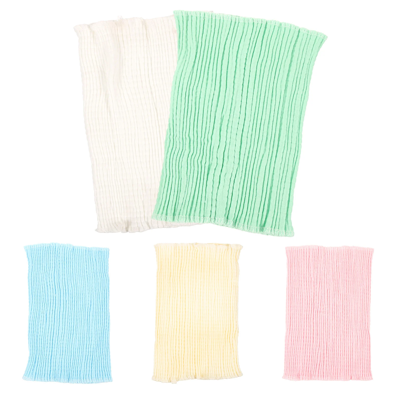 

5 Pcs Baby Belly Band Belly Circumference Baby Button Band Newborn Bibs Boy Thicken Protector Pure Cotton Supplies Cord