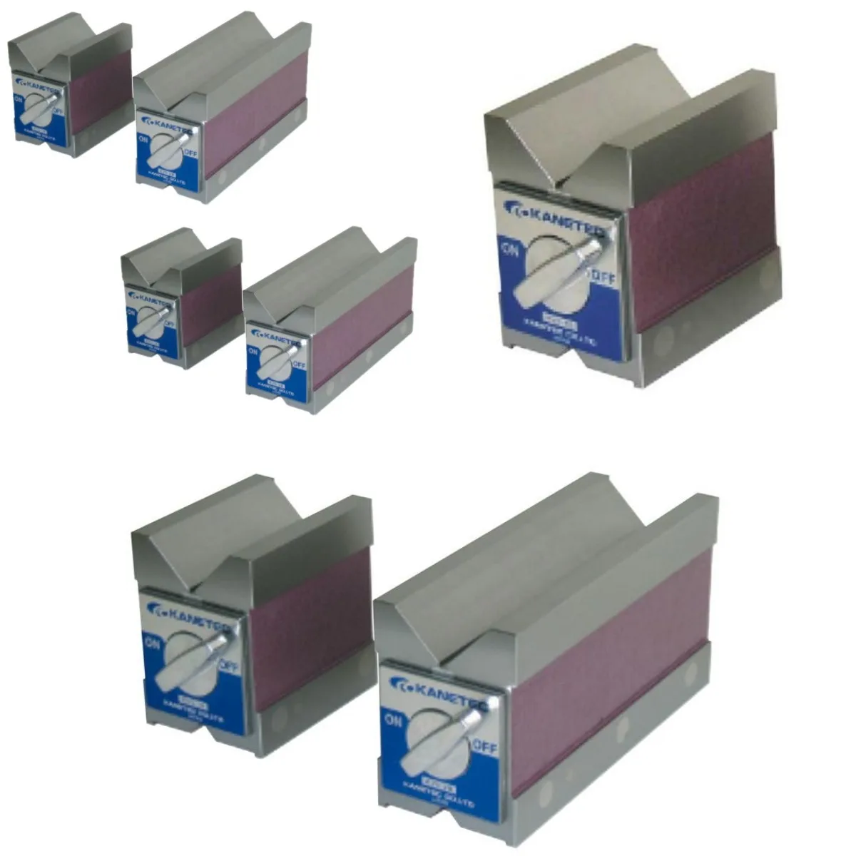 Магнитные V-образные блоки KANETEC для определения и удержания света/искусства