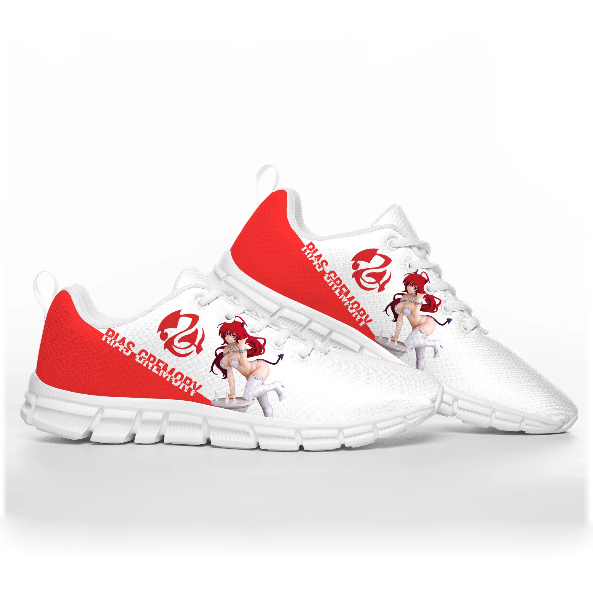

Rias Gremory Anime High School DxD Sports Shoes Mens Womens Teenager Kids Children Sneakers Custom High Quality Couple Shoe